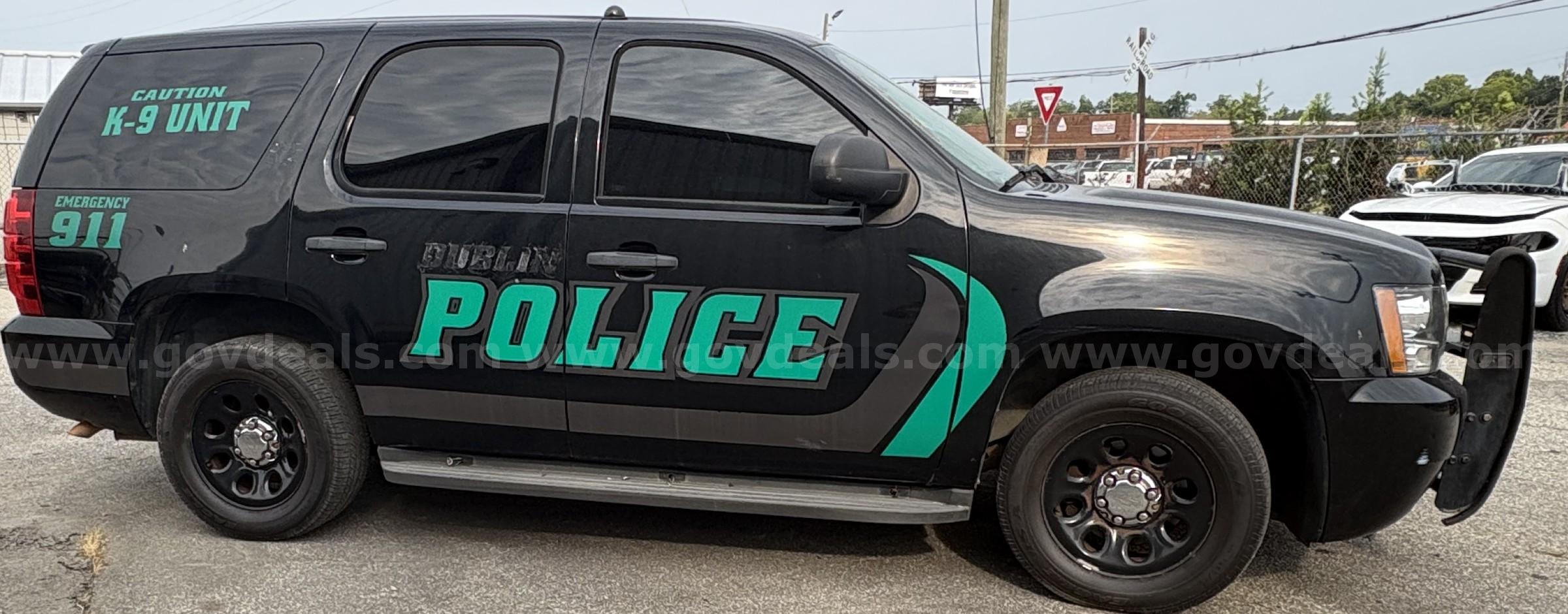 2013 Chevrolet K-9 Police Tahoe Chevrolet Tahoe Government Surplus Auction - Photo #3