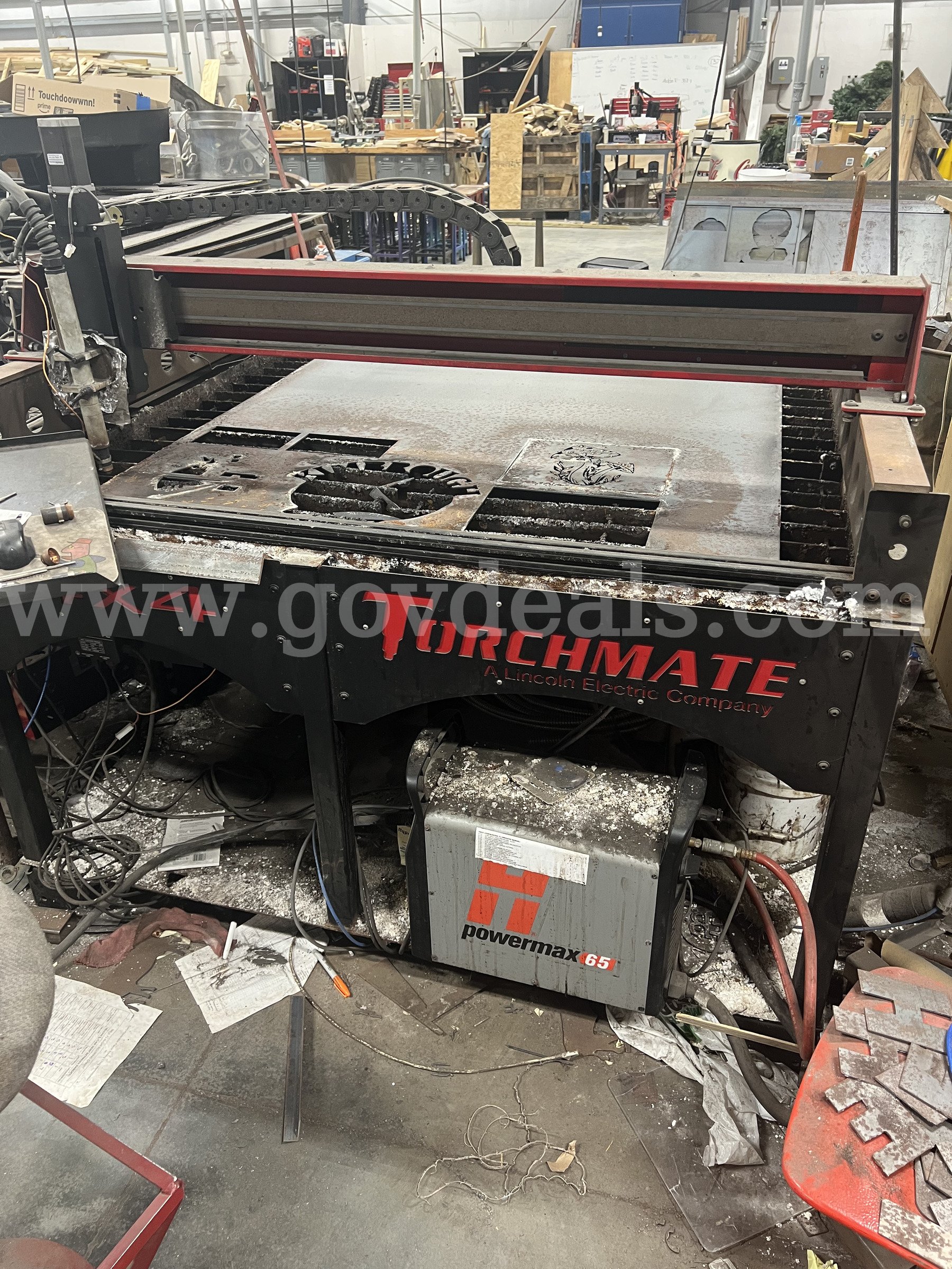 Used Plasma cutting table-needs repair   Government Surplus Auction - Primary Photo