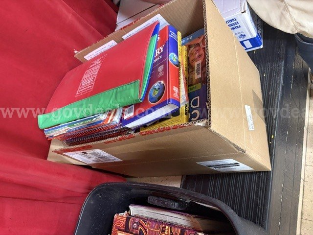 Large lot of assorted text books   Government Surplus Auction - Primary Photo