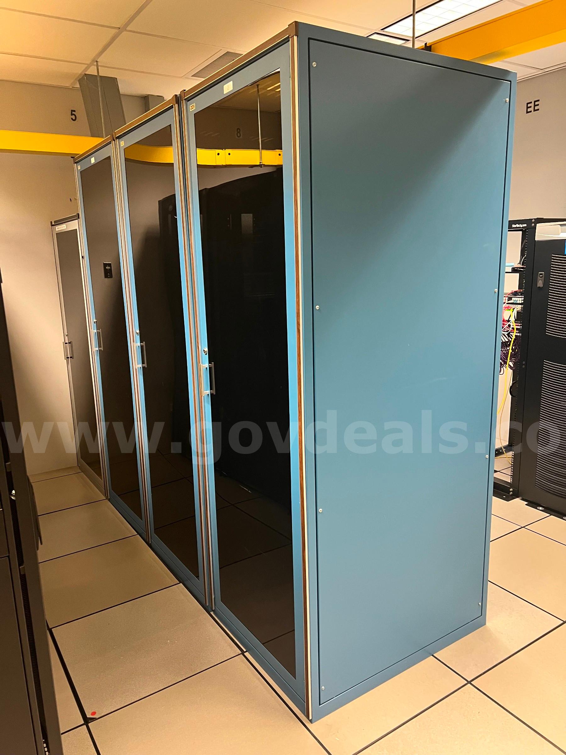 Bank of three Server Cabinets