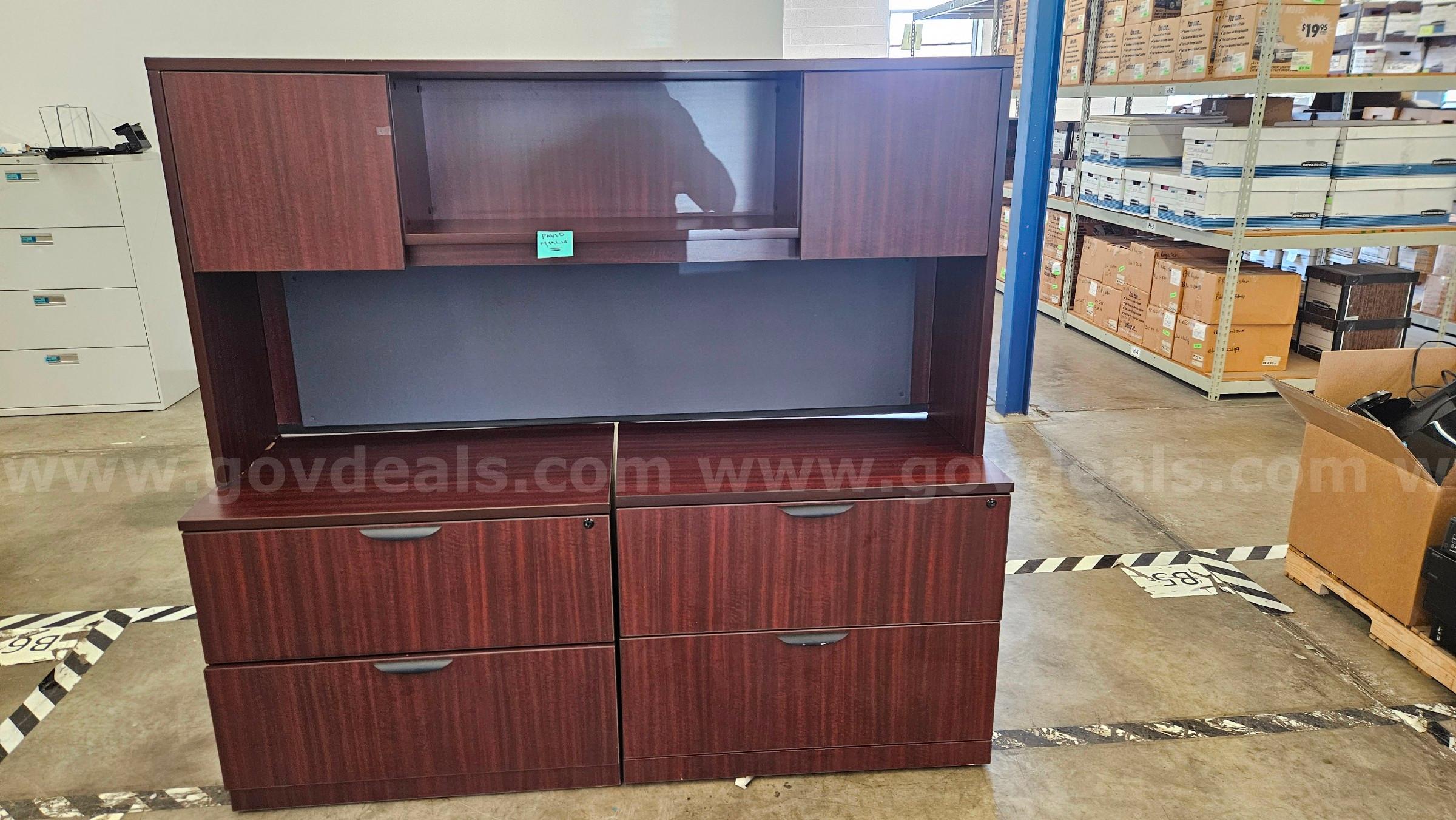Credenza with Hutch   Government Surplus Auction - Primary Photo