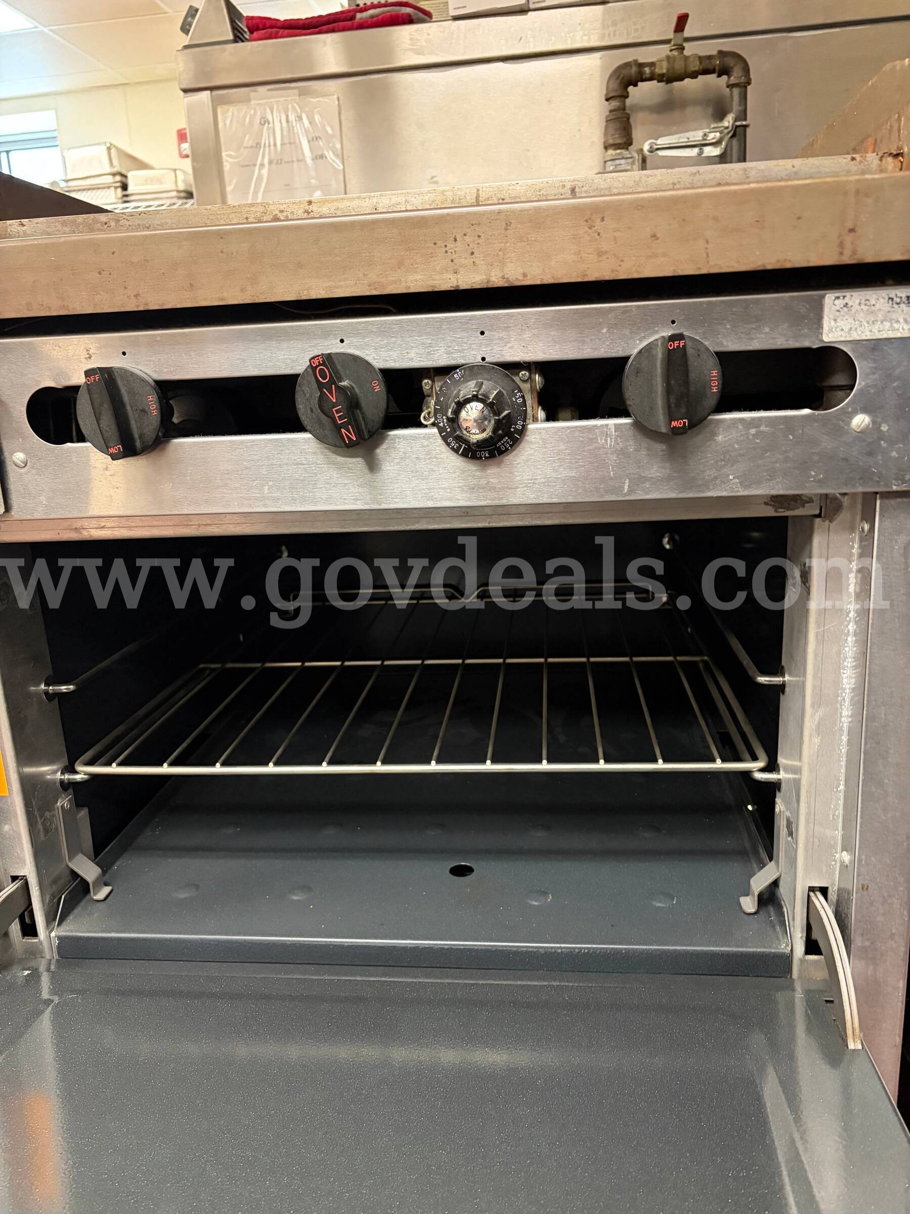 Southbend Commercial Gas Oven & Griddle Cooktop