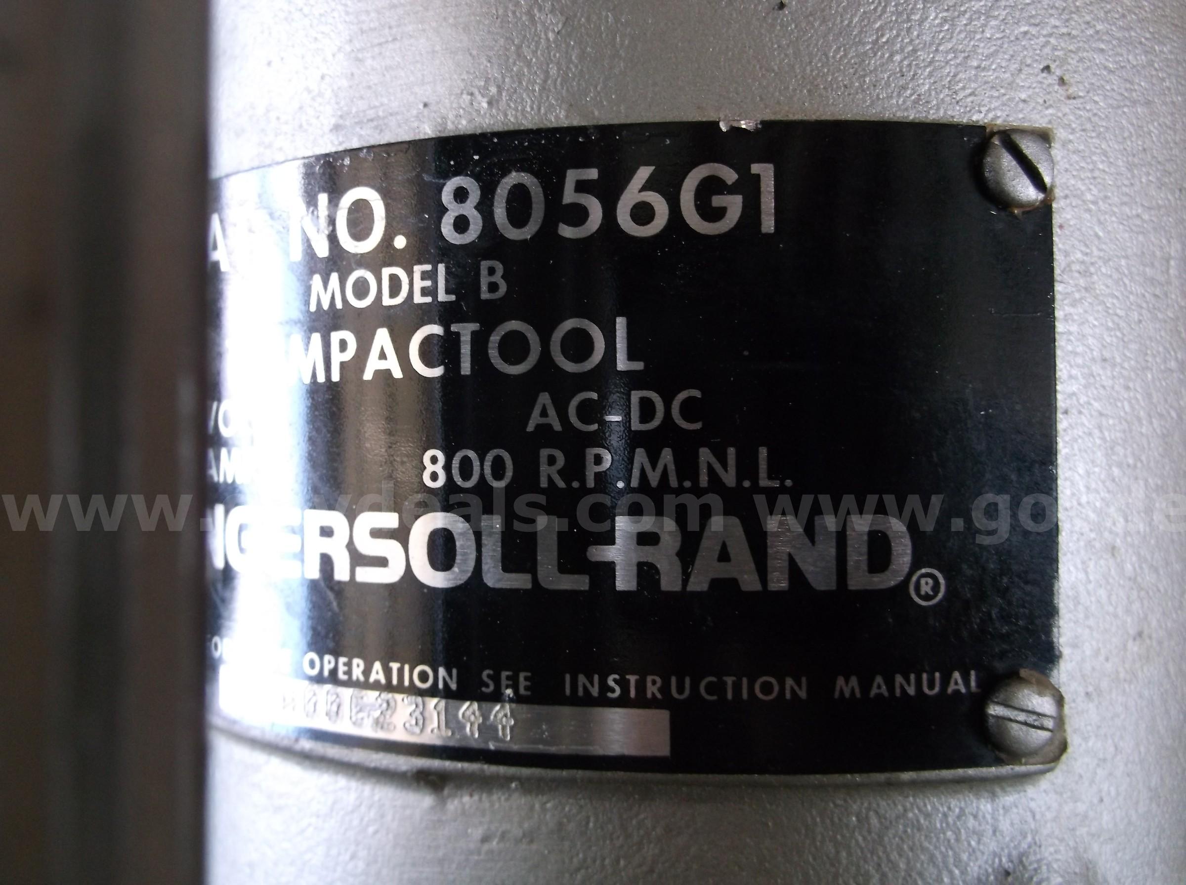 1" CORDED ELECTRIC INGERSOLLRAND IMPACT  8056GI Government Surplus Auction - Photo #3