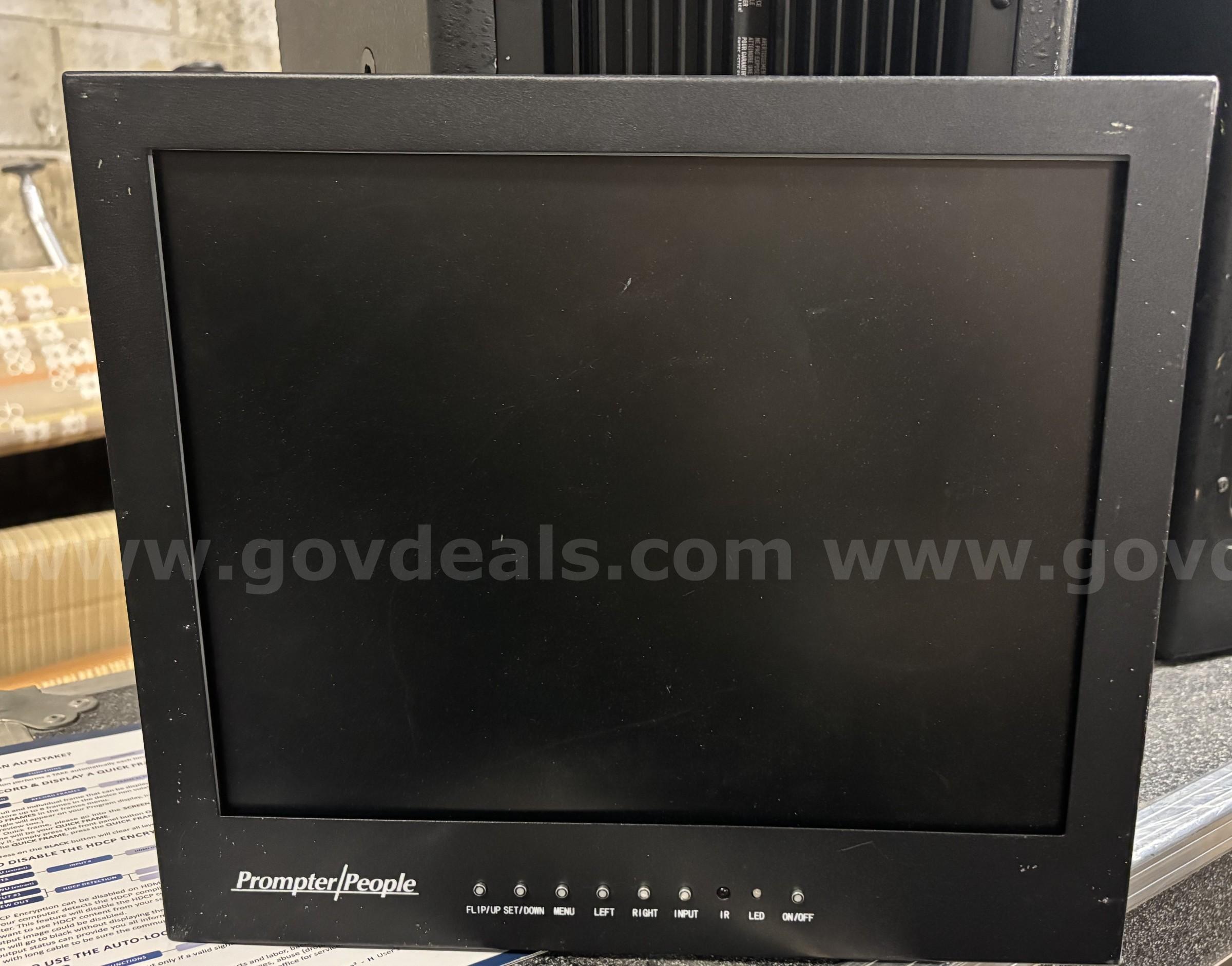 HDMI Teleprompter Monitors   Government Surplus Auction - Primary Photo