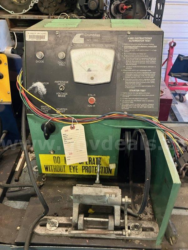 Crumbliss Alternator & Starter Tester   Government Surplus Auction - Primary Photo
