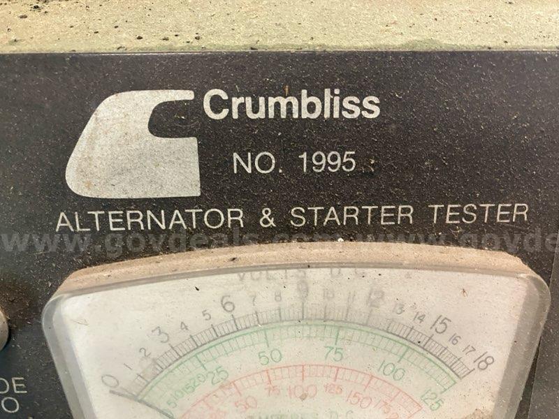 Crumbliss Alternator & Starter Tester   Government Surplus Auction - Photo #2