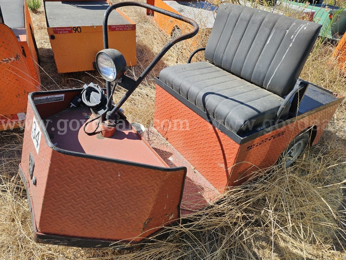1999 Taylor Dunn Cart   Government Surplus Auction - Photo #2