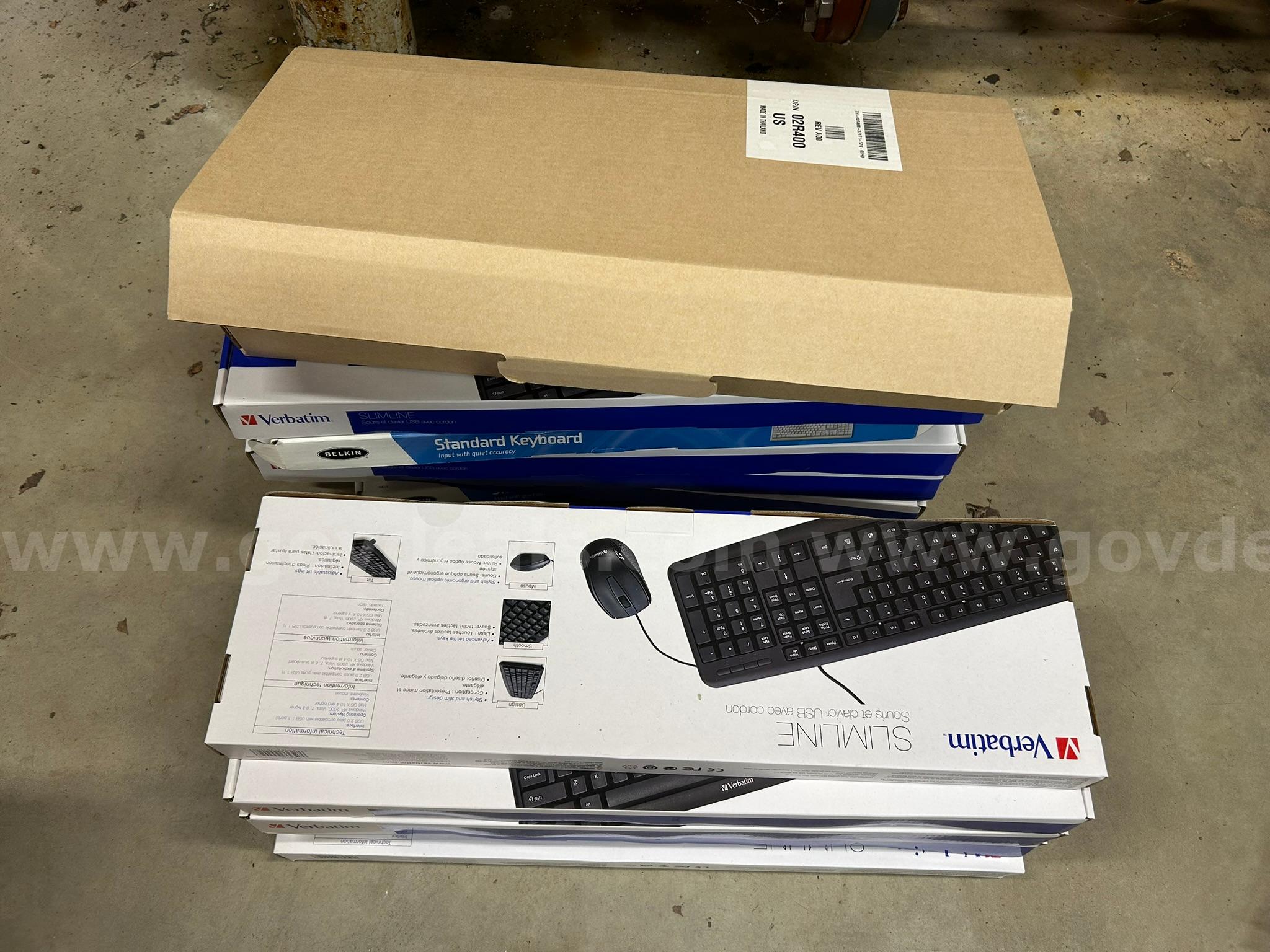 Lot of (13) Keyboards   Government Surplus Auction - Primary Photo