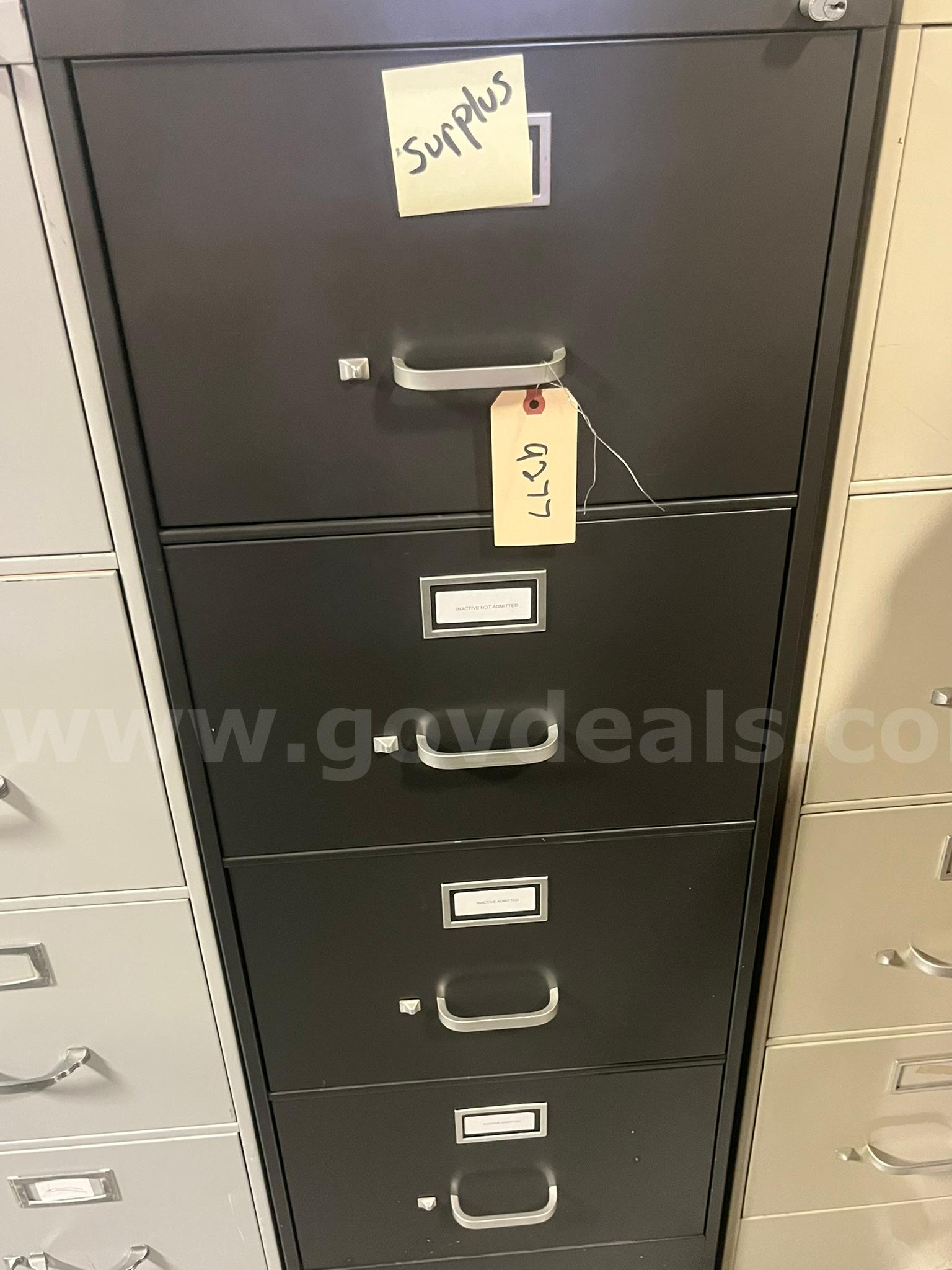 MSU Lot # 9277- Filing Cabinet  9277 Government Surplus Auction - Primary Photo