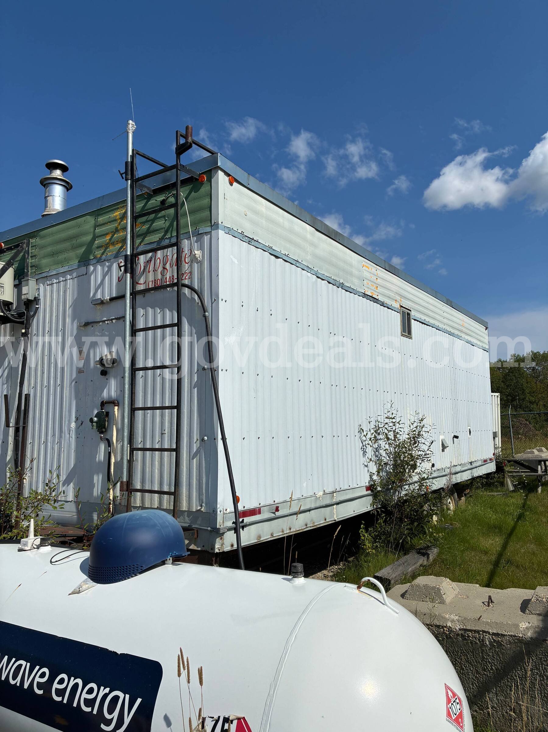 1995 Atco Trailer Portable Office - 10 ft X 28 ft ATCO 10X28 Staff Quarters Government Surplus Auction - Photo #3