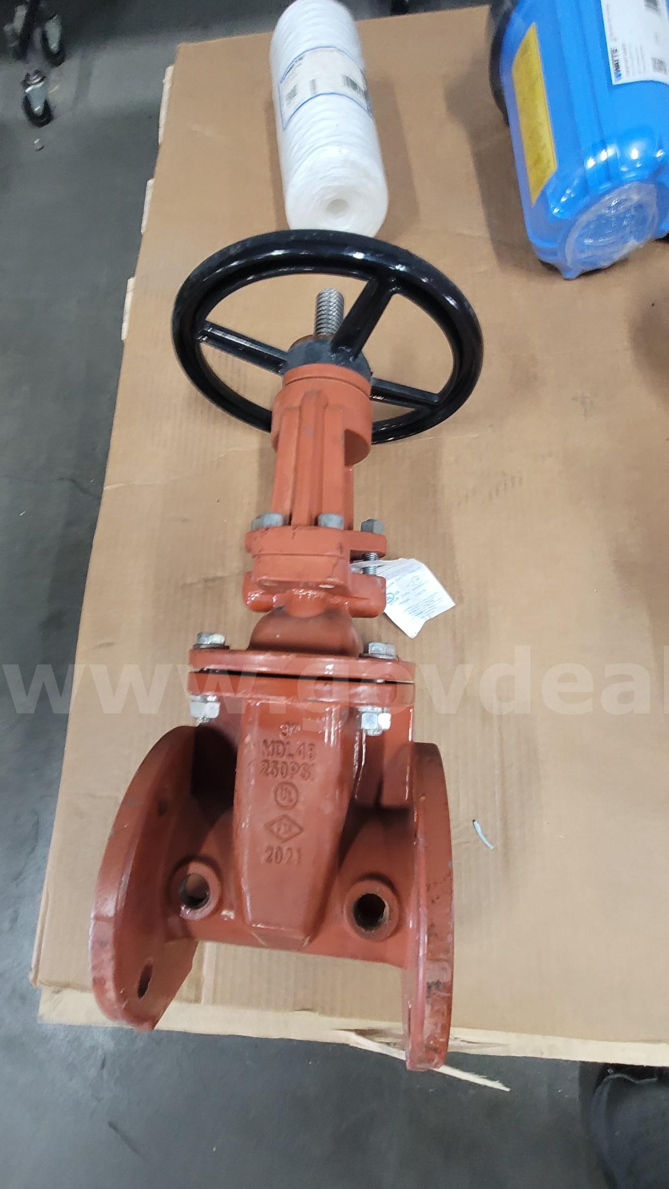 ****INDUSTRIAL WATER PRESSURE GATE VALVE AND WATER FILTER **** (I)   Government Surplus Auction - Photo #2