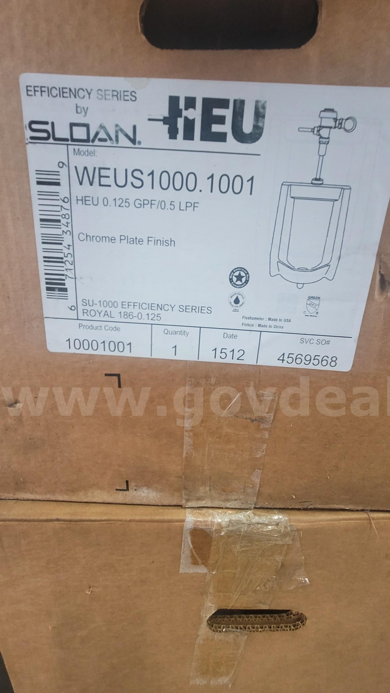 **** MEN MOUNTED COMMERCIAL URINAL NEW IN A BOX LOT OF 5 **** (I)   Government Surplus Auction - Photo #4