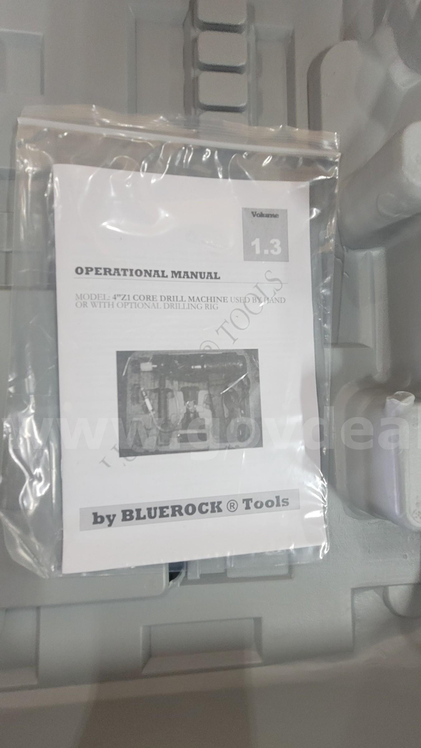 **** 2 UNITS OF BLUEROCK CONCRETE CORING DRILL **** (I) Honda Pilot Government Surplus Auction - Photo #3