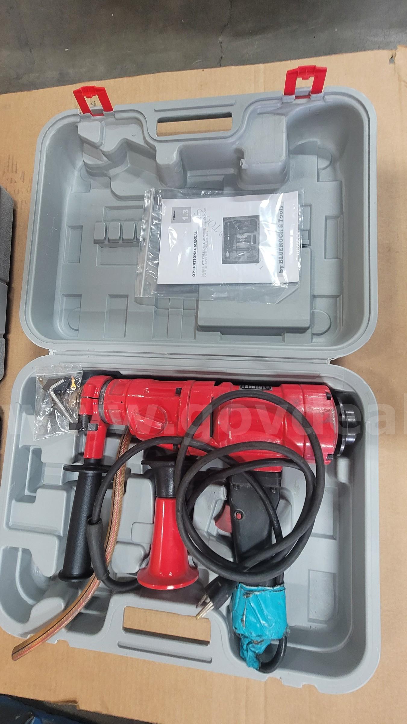 **** 2 UNITS OF BLUEROCK CONCRETE CORING DRILL **** (I) Honda Pilot Government Surplus Auction - Photo #5