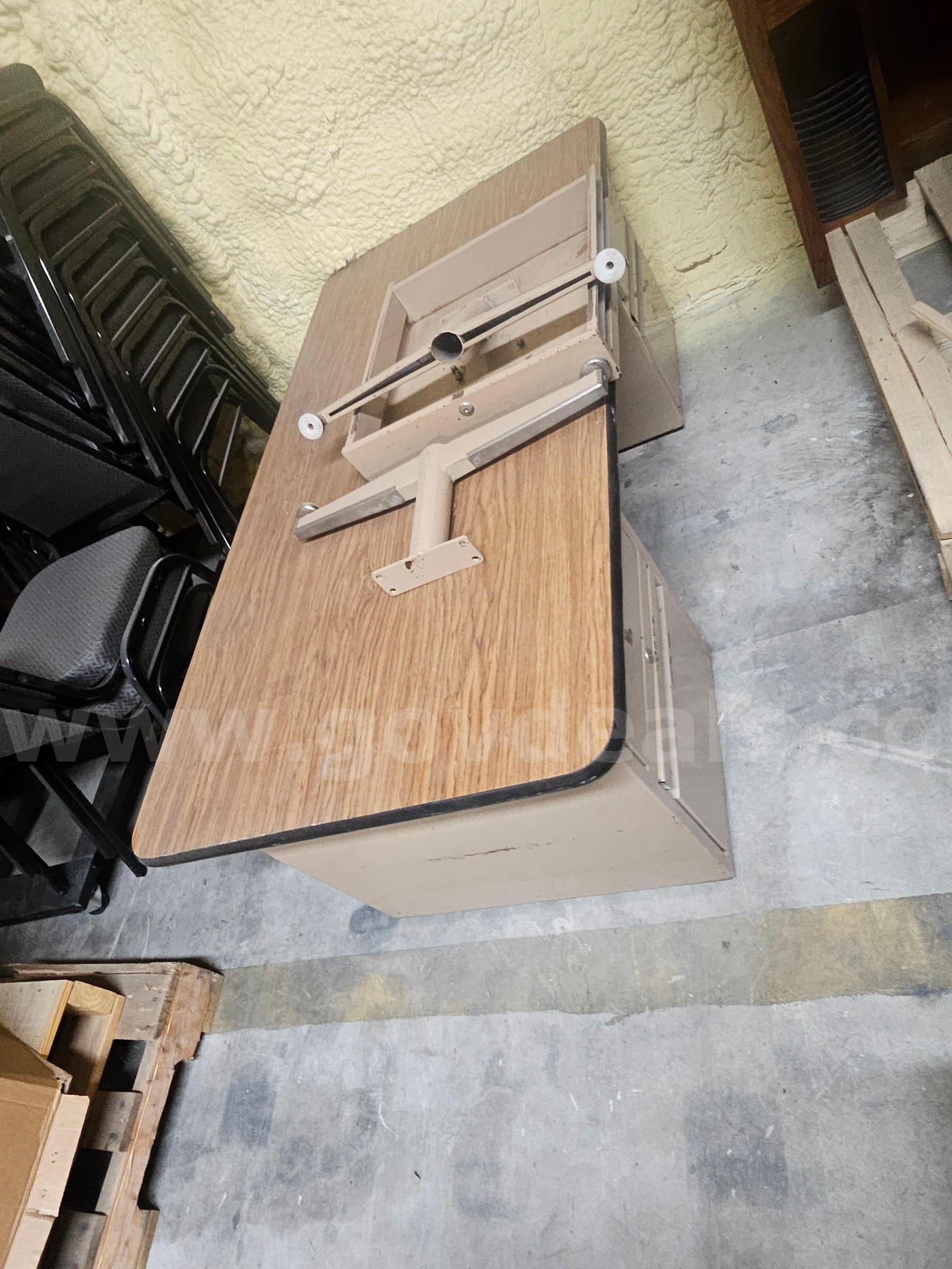 Work Shop Metal Desk 30" x 60" x 29"   Government Surplus Auction - Primary Photo