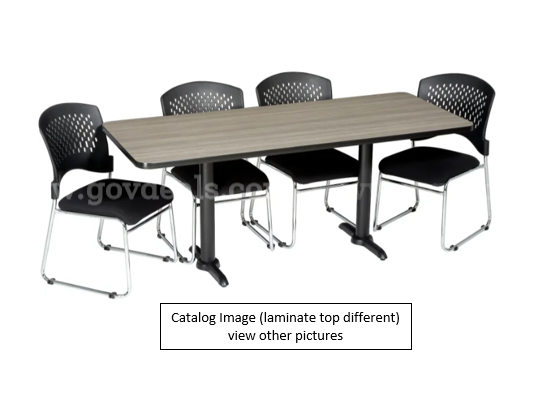 Laminate Tables – 72 x 30 Classroom/Training Tables (Fixed Legs)   Government Surplus Auction - Photo #2