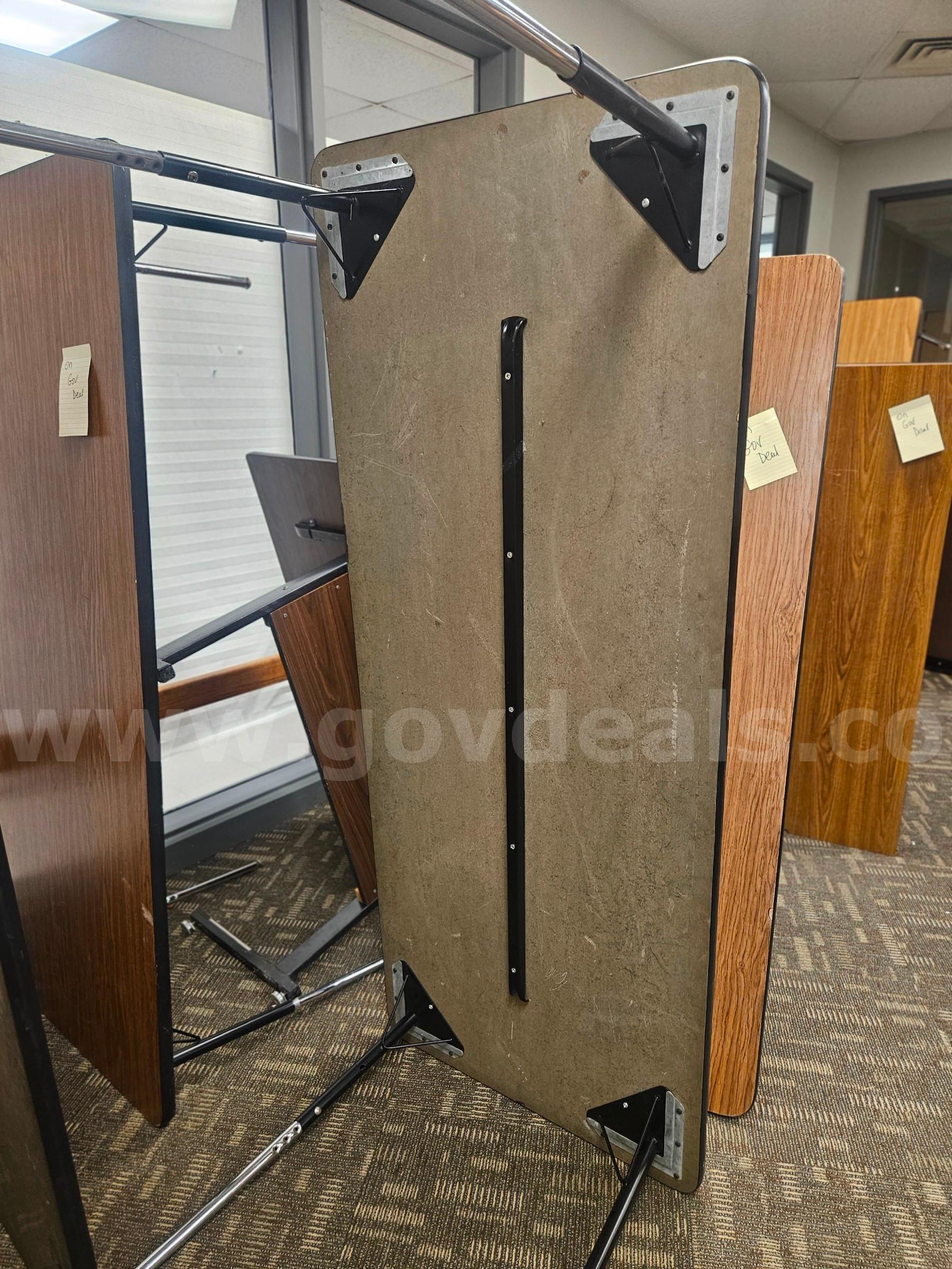 Laminate Tables – 72 x 30.5 Classroom/Training Tables (Fixed Legs)   Government Surplus Auction - Photo #2