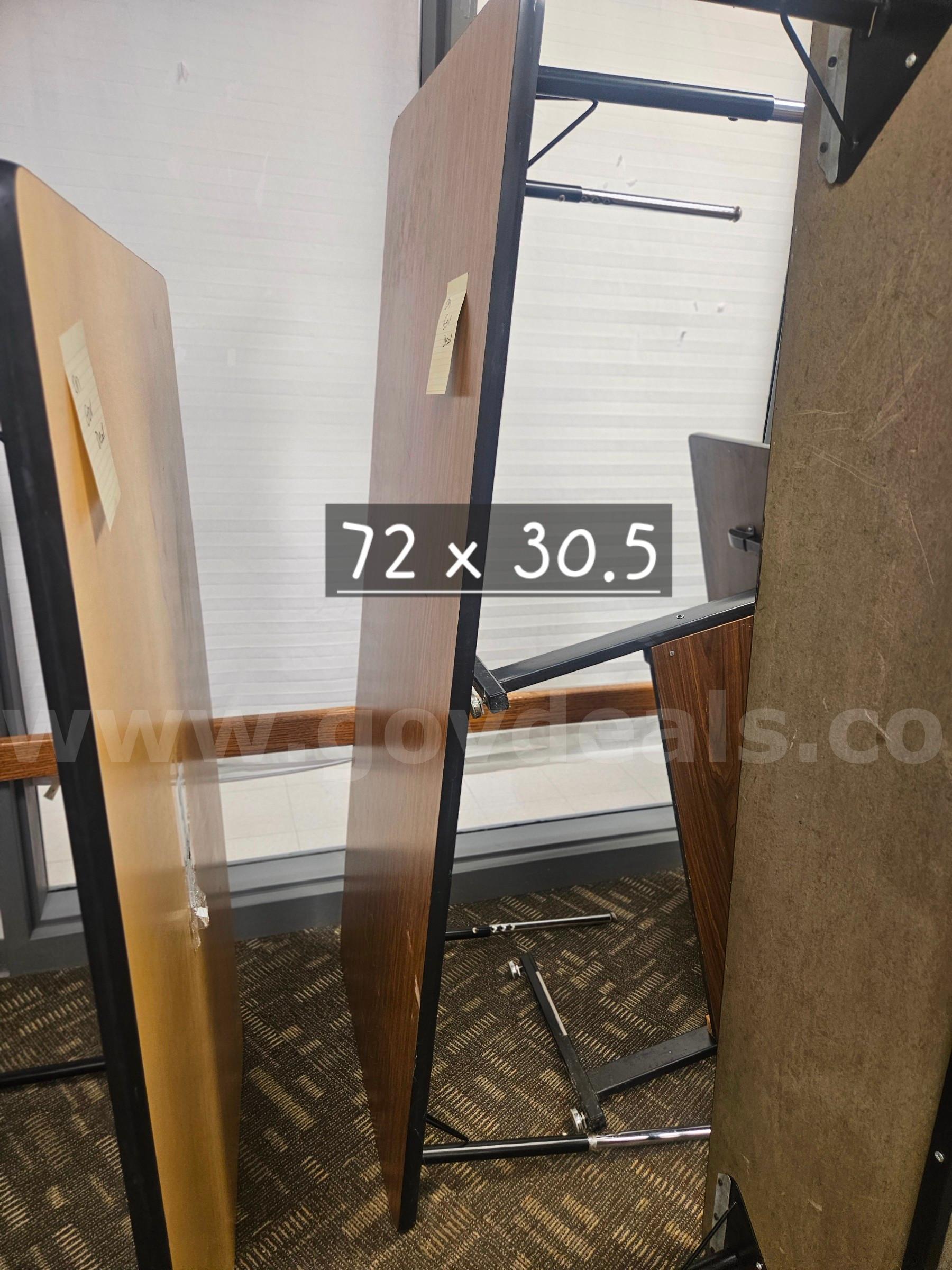 Laminate Tables – 72 x 30.5 Classroom/Training Tables (Fixed Legs)   Government Surplus Auction - Photo #3