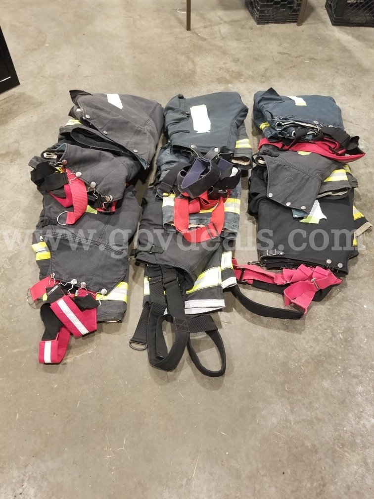 Fire Dept. Bunker Pants - 9 pairs   Government Surplus Auction - Primary Photo