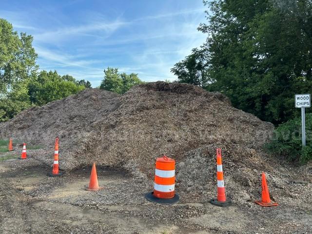 Approximately 788 cubic yards of wood chips located at 11750 Bunkerhill (M-106). We will not load.  788 Government Surplus Auction - Photo #2