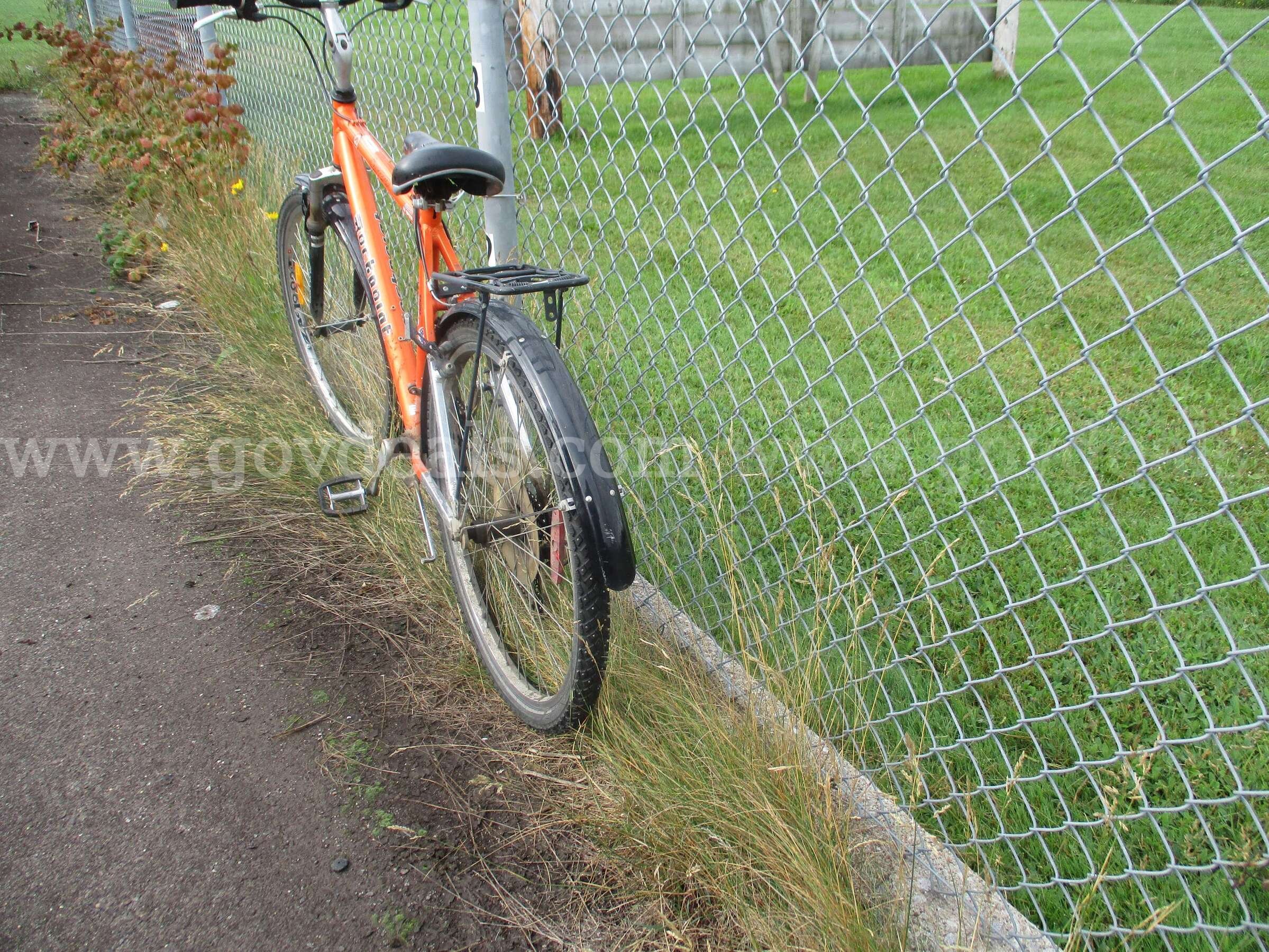 Mountain bike - orange, 18 speed, kickstand CARERRA ROCKPOINT Government Surplus Auction - Photo #3