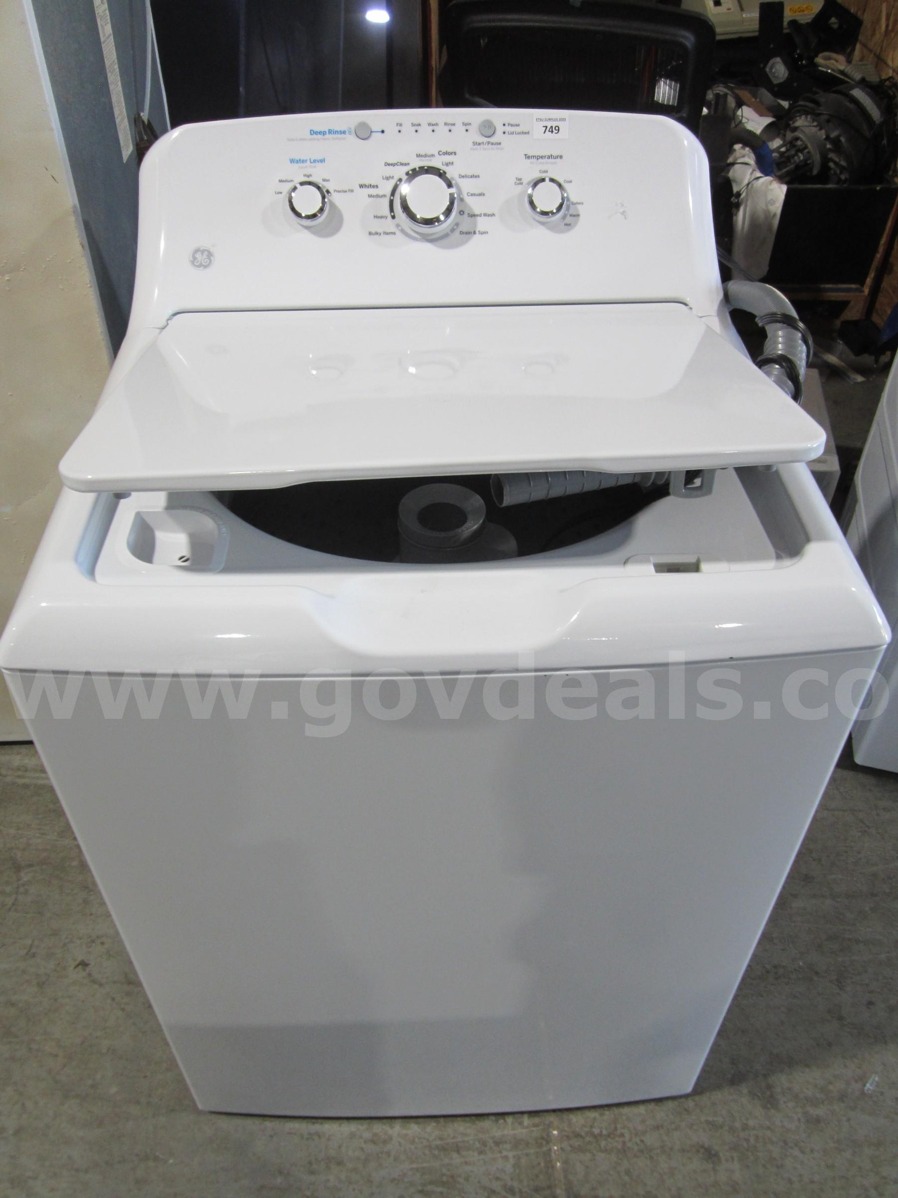 GE WASHER  LOT 749