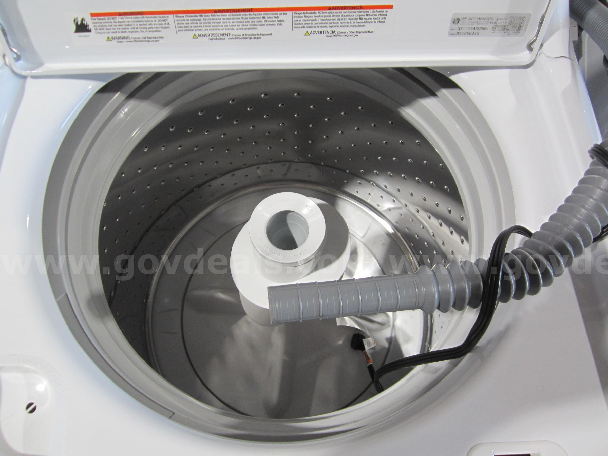 GE WASHER  LOT 749  749 Government Surplus Auction - Photo #3