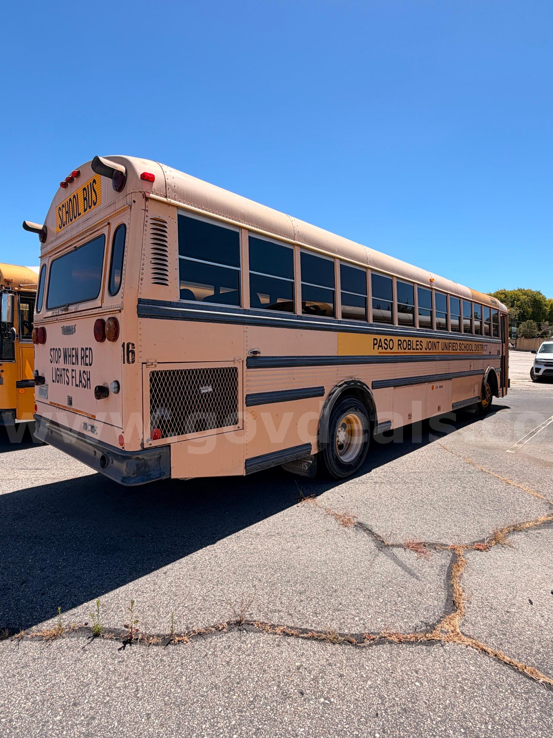 1990 THOMAS SCHOOL BUS THOMAS TRANSIT Government Surplus Auction - Photo #3