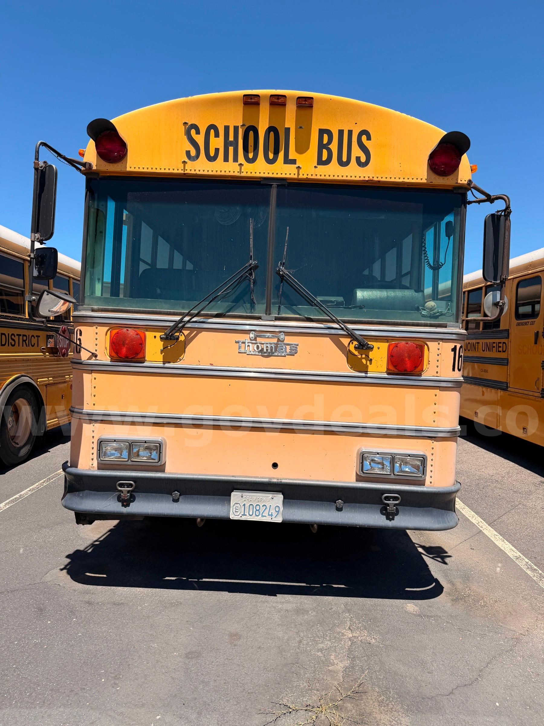 1990 THOMAS SCHOOL BUS THOMAS TRANSIT Government Surplus Auction - Photo #4