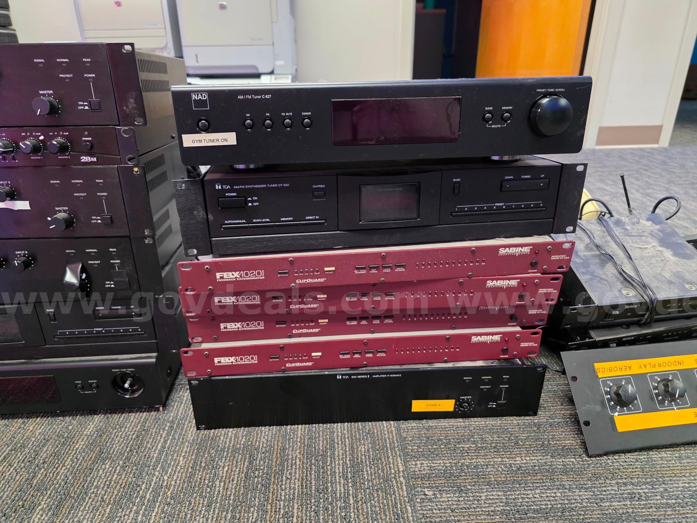 LOT OF USED AUDIO EQUIPMENT Crown  Government Surplus Auction - Photo #5