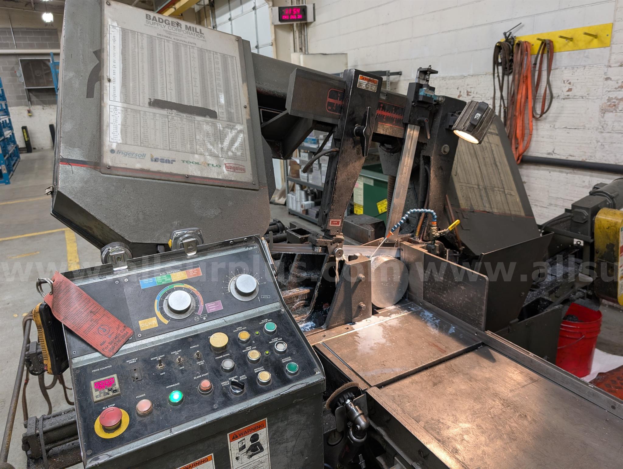 Armstrong-Blum Marvel M-1222 Spartan Bandsaw PA 18/2 Spartan / Armstrong-Blum 1222 Government Surplus Auction - Photo #3