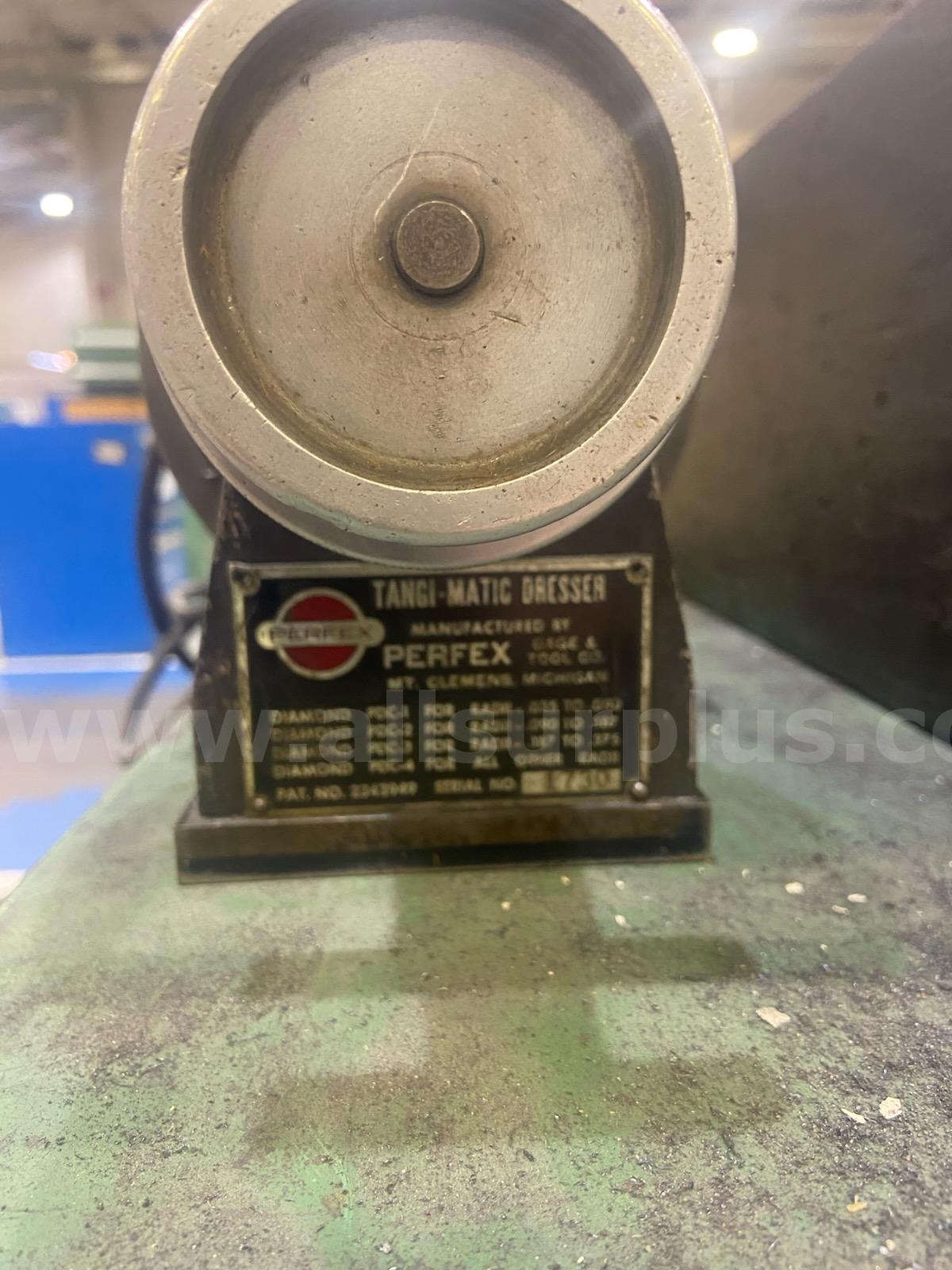 1953 Perfex Tanigmatic Grinding Wheel Dresser w/ATT Perfex Tanigmatic Government Surplus Auction - Photo #2