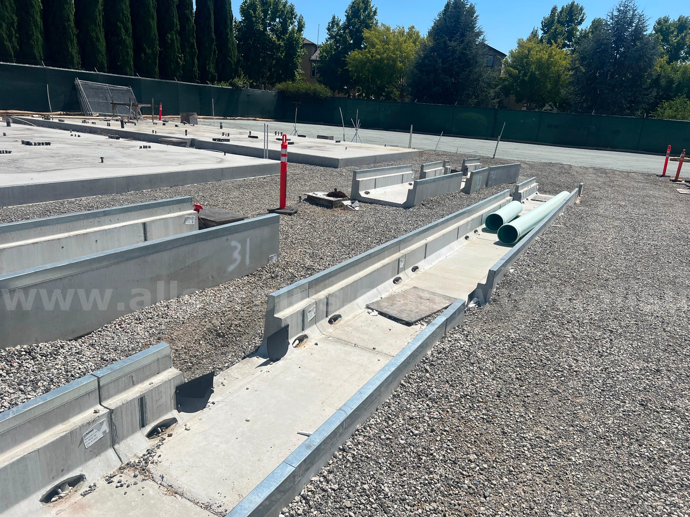 U-Shaped Underground Concrete Wire/Pipe Channel   Government Surplus Auction - Photo #3