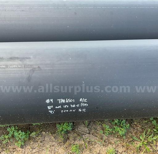 Pipeline Plastics 40ft HDPE Pipes Pipeline Plastics HDPE Pipe Government Surplus Auction - Photo #3
