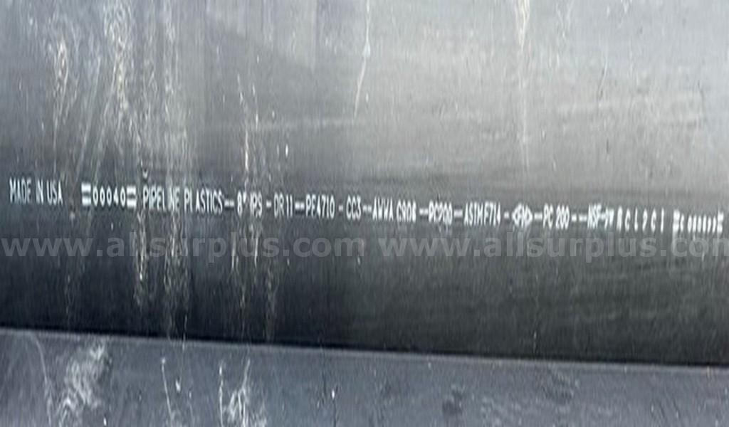 Pipeline Plastics 40ft HDPE Pipes Pipeline Plastics HDPE Pipe Government Surplus Auction - Photo #5
