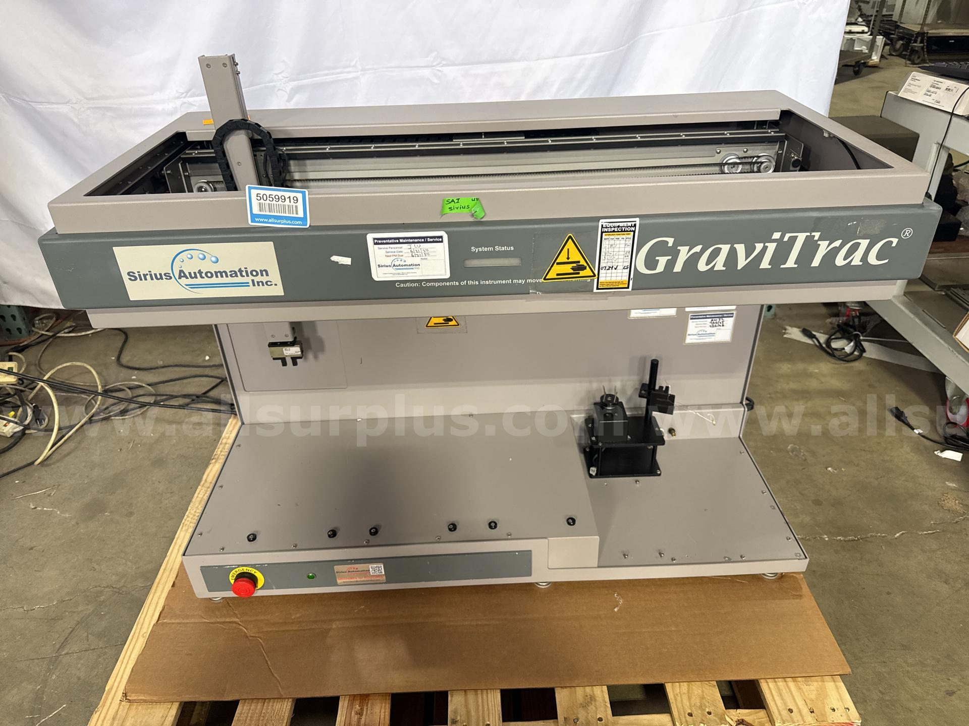Sirius Automation GraviTrac BeSpoke Q Series MultiTasker Platform Laboratory Automation System Sirius Q Series MultiTasker Government Surplus Auction - Photo #5