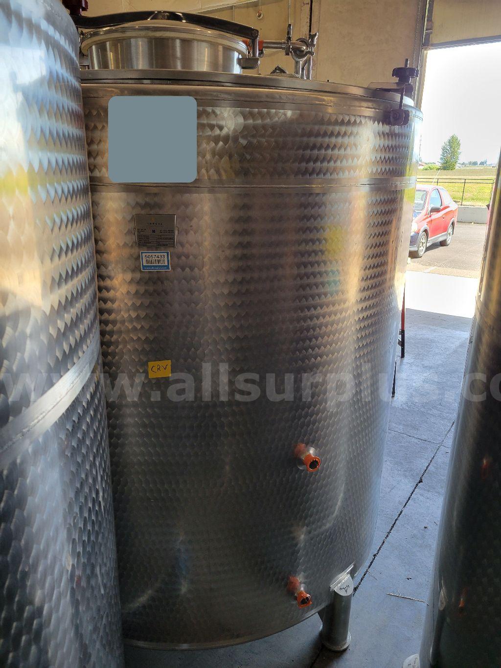 Imvusa Stainless Steel Mixing Vessel, 4000L Imvusa Stainless 4000L Government Surplus Auction - Photo #2