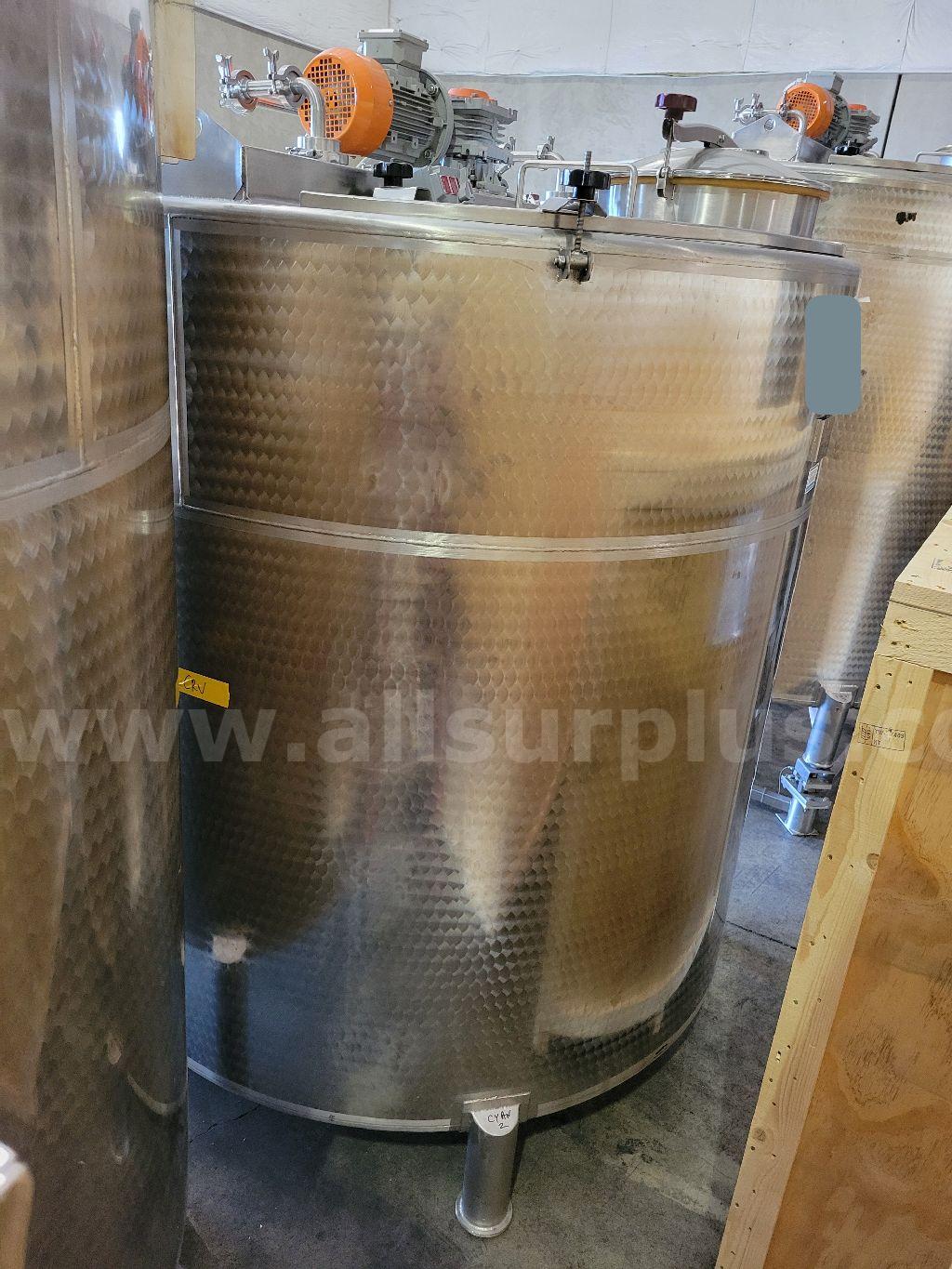 Imvusa Stainless Steel Mixing Vessel, 4000L Imvusa Stainless 4000L Government Surplus Auction - Photo #2