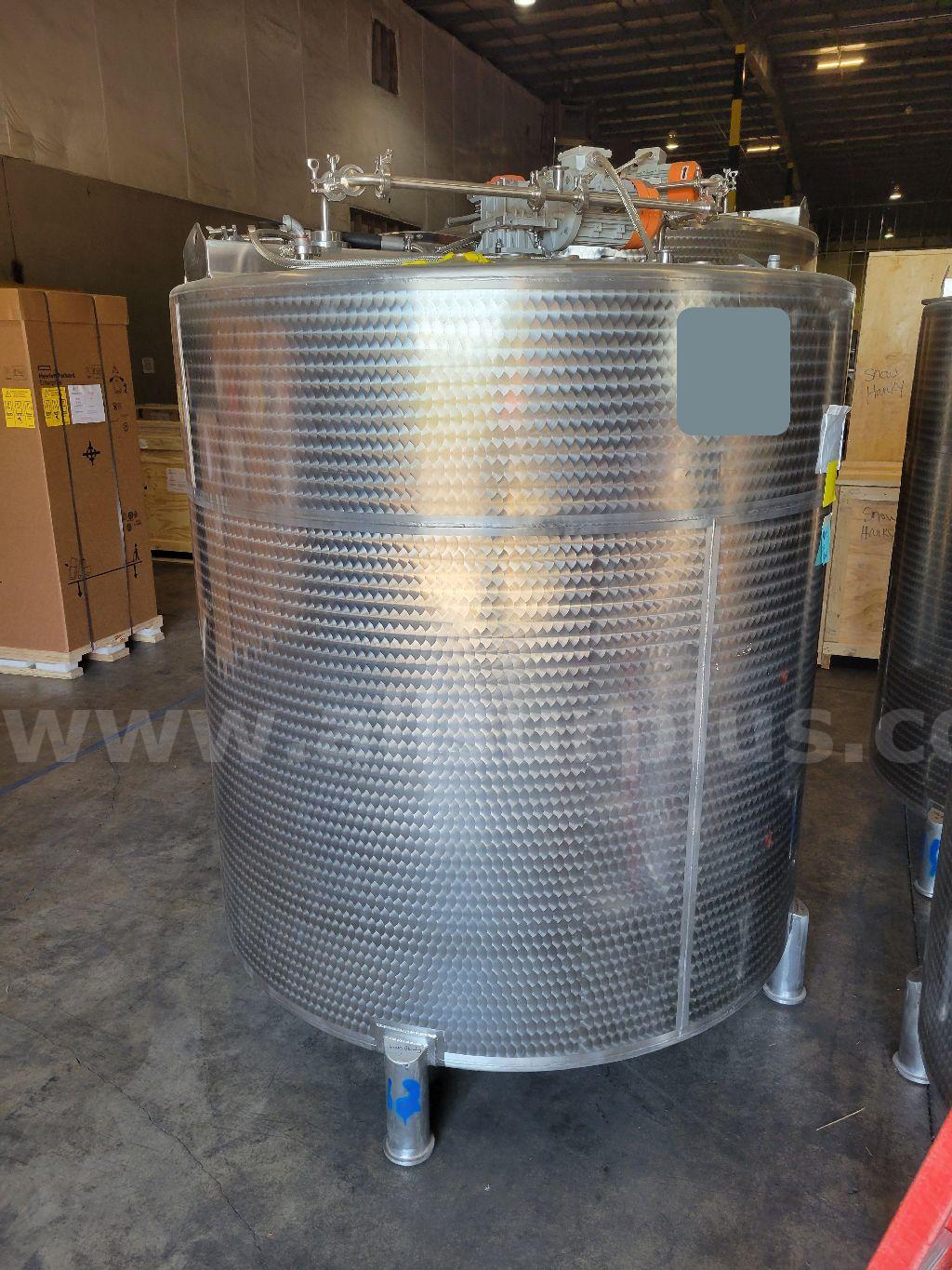Imvusa Stainless Steel Mixing Vessel, 4000L Imvusa Stainless 4000L Government Surplus Auction - Photo #4