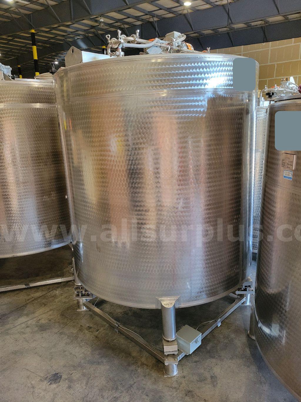 Imvusa Stainless Steel Mixing Vessel, 4000L Imvusa Stainless 4000L Government Surplus Auction - Photo #2