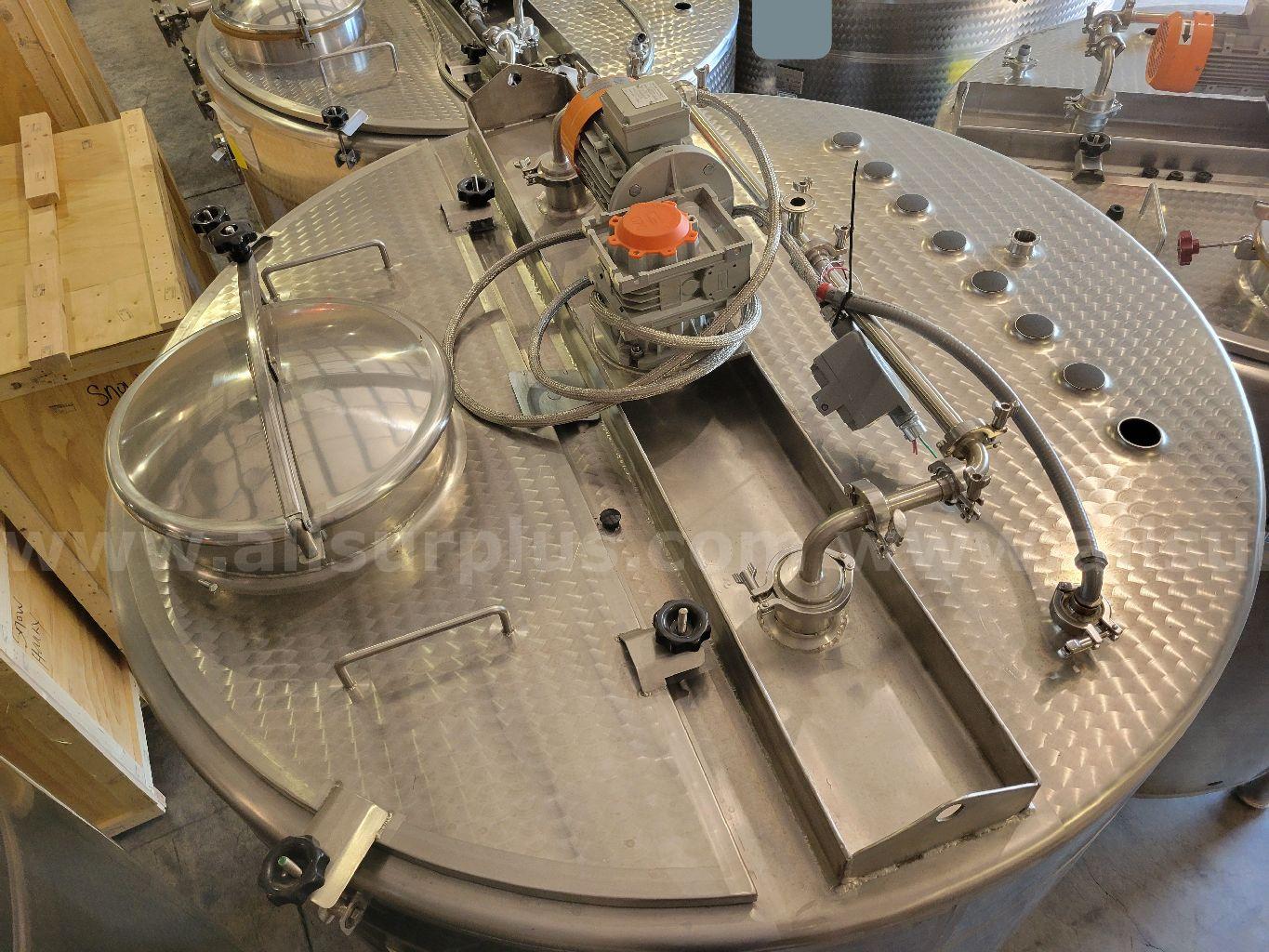 Imvusa Stainless Steel Mixing Vessel, 4000L Imvusa Stainless 4000L Government Surplus Auction - Photo #6