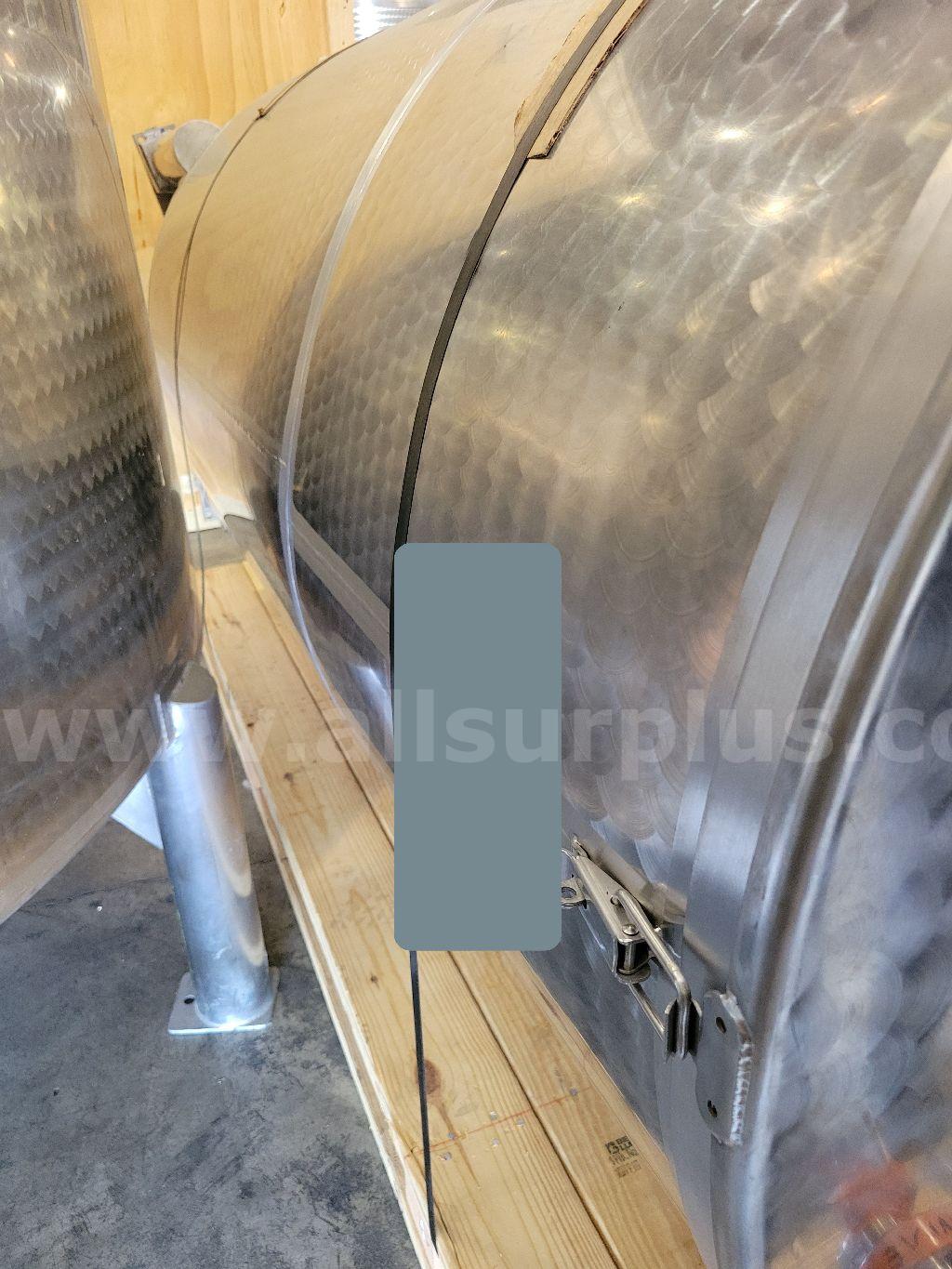 Imvusa Stainless Steel Mixing Vessel, 2500L Imvusa Stainless 2500L Government Surplus Auction - Photo #4