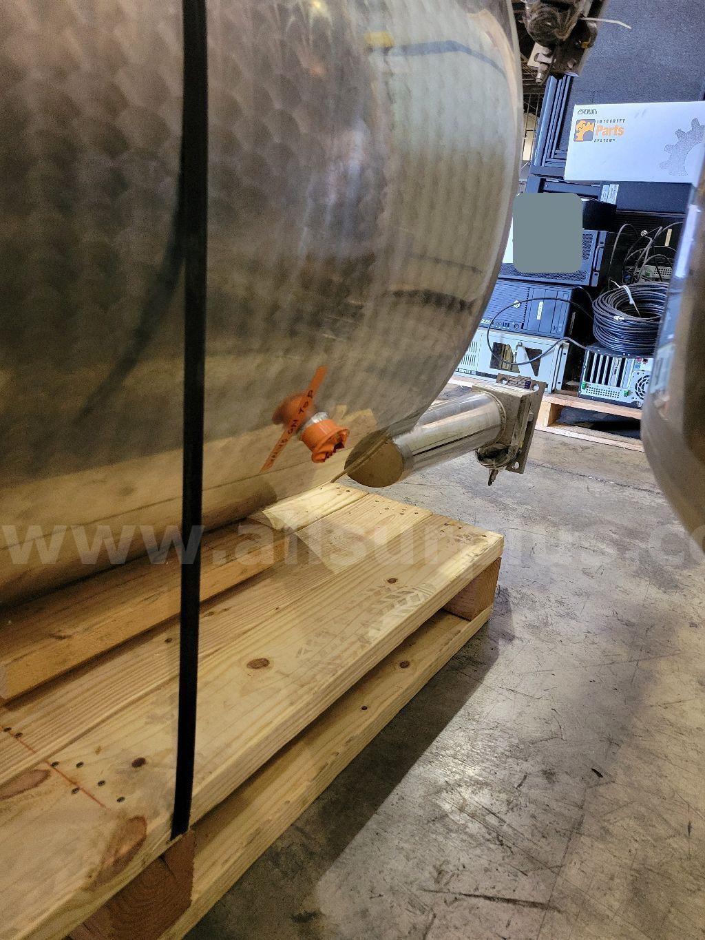 Imvusa Stainless Steel Mixing Vessel, 2500L Imvusa Stainless 2500L Government Surplus Auction - Photo #3