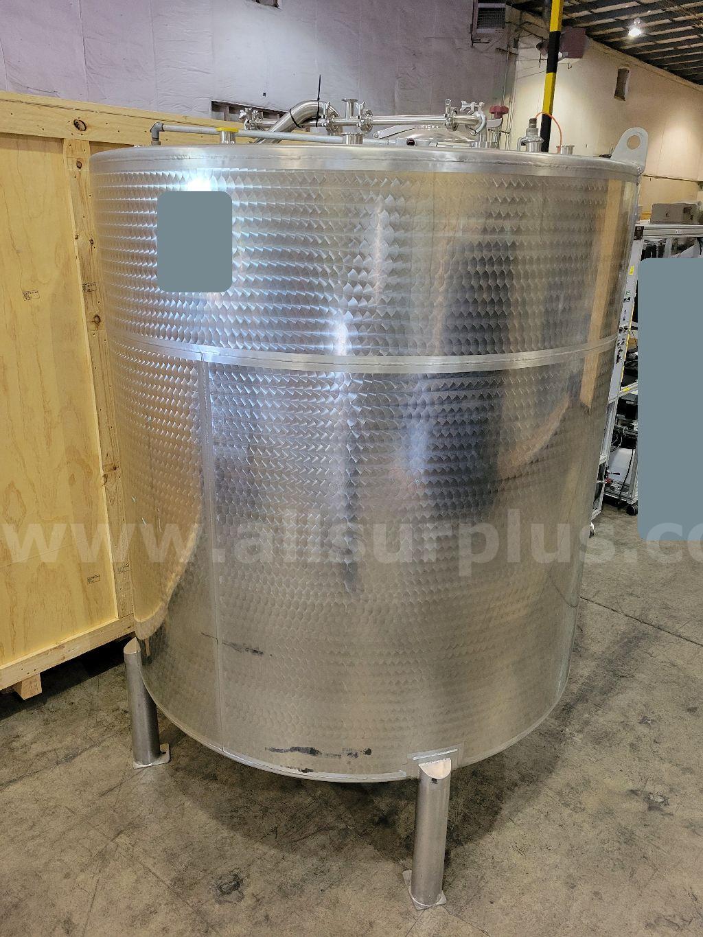 Imvusa Stainless Steel Storage Vessel, 4000L Imvusa Stainless 4000L Government Surplus Auction - Photo #2