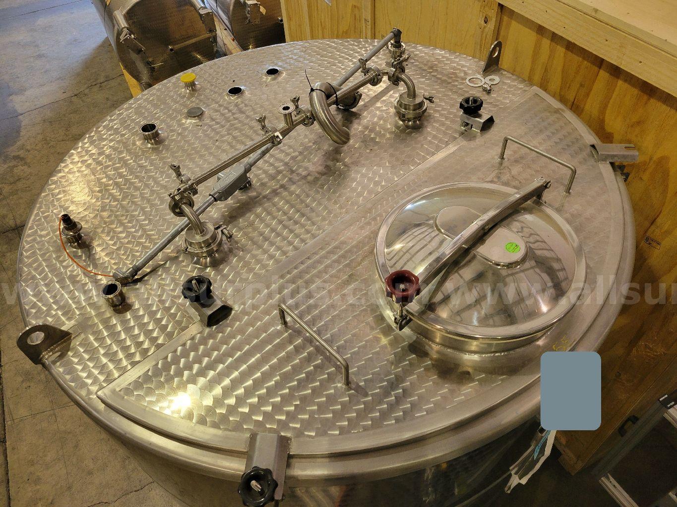 Imvusa Stainless Steel Storage Vessel, 4000L Imvusa Stainless 4000L Government Surplus Auction - Photo #4