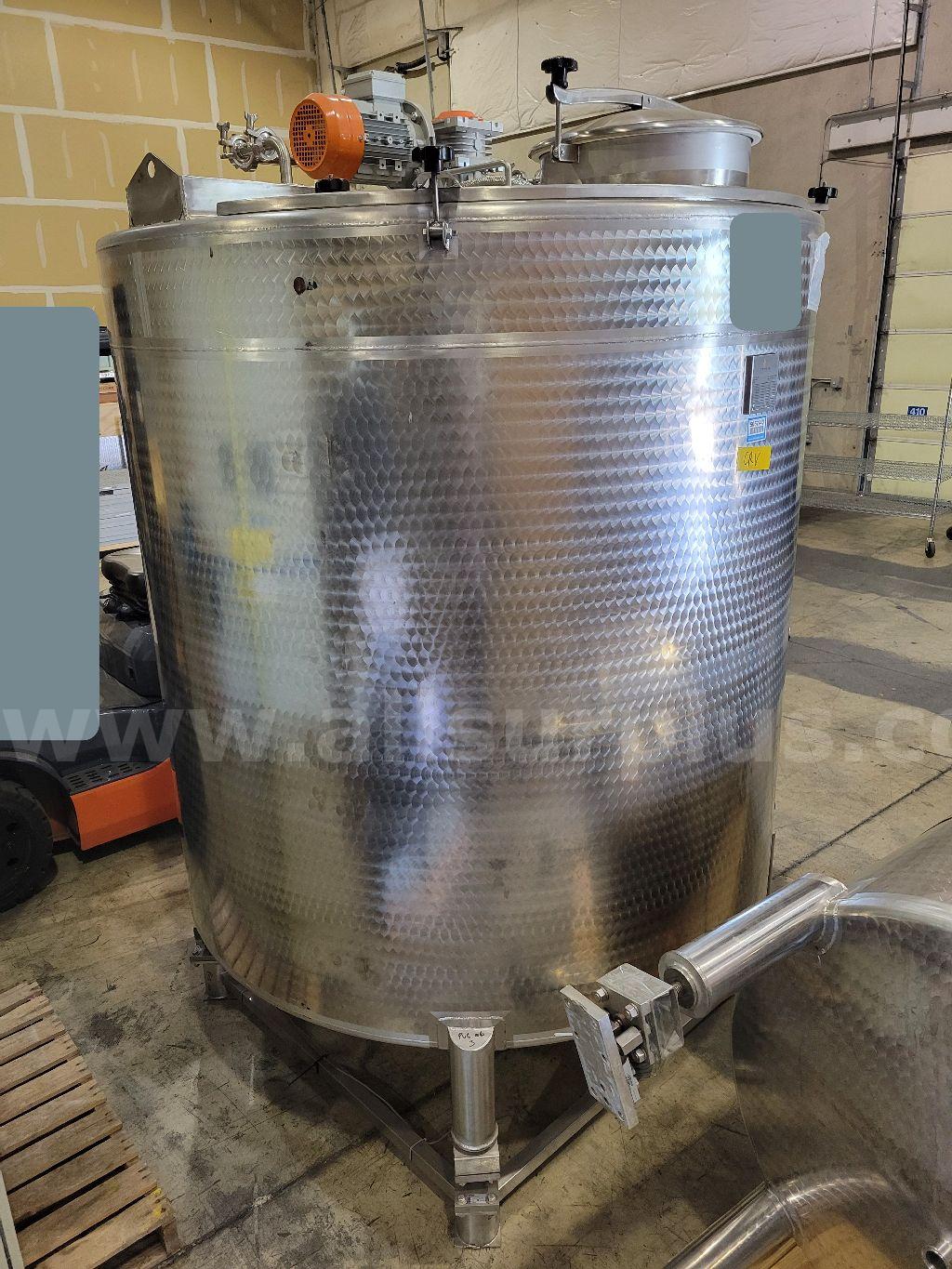 Imvusa Stainless Steel Mixing Vessel, 4000L Imvusa Stainless 4000L Government Surplus Auction - Photo #2