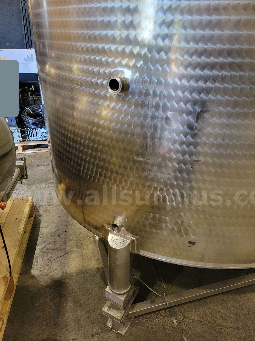 Imvusa Stainless Steel Mixing Vessel, 4000L Imvusa Stainless 4000L Government Surplus Auction - Photo #3