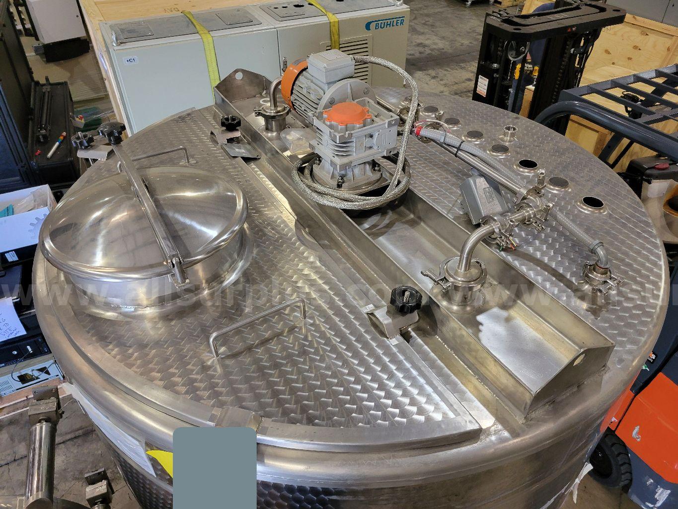 Imvusa Stainless Steel Mixing Vessel, 4000L Imvusa Stainless 4000L Government Surplus Auction - Photo #4