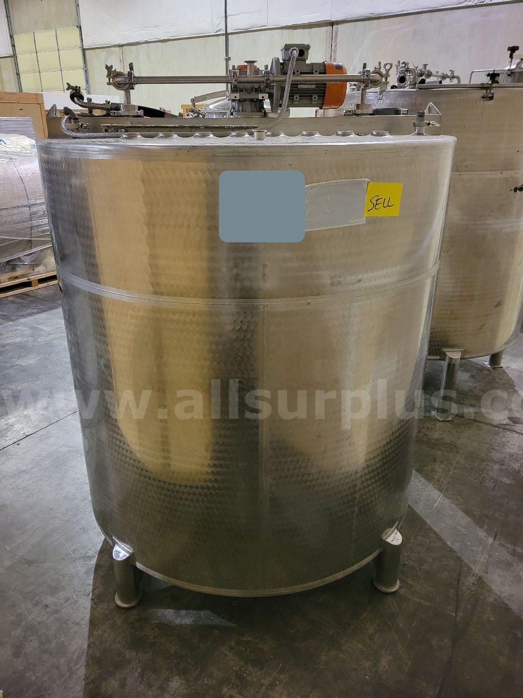 Imvusa Stainless Steel Mixing Vessel, 4000L Imvusa Stainless 4000L Government Surplus Auction - Photo #3