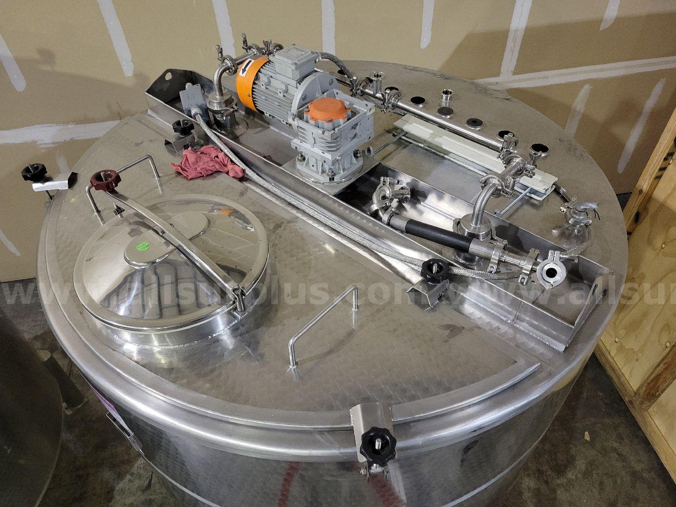 Imvusa Stainless Steel Mixing Vessel, 4000L Imvusa Stainless 4000L Government Surplus Auction - Photo #5